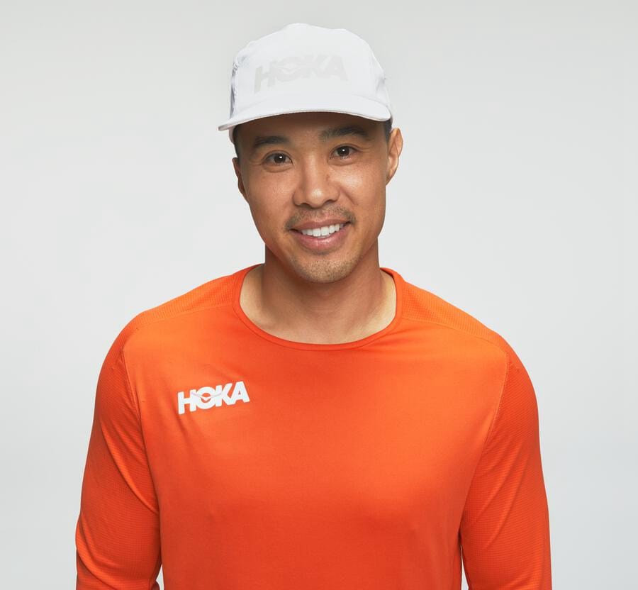 Hoka One One Top Panske Oranžové - Performance 3/4 Sleeve - 73910-GXCB